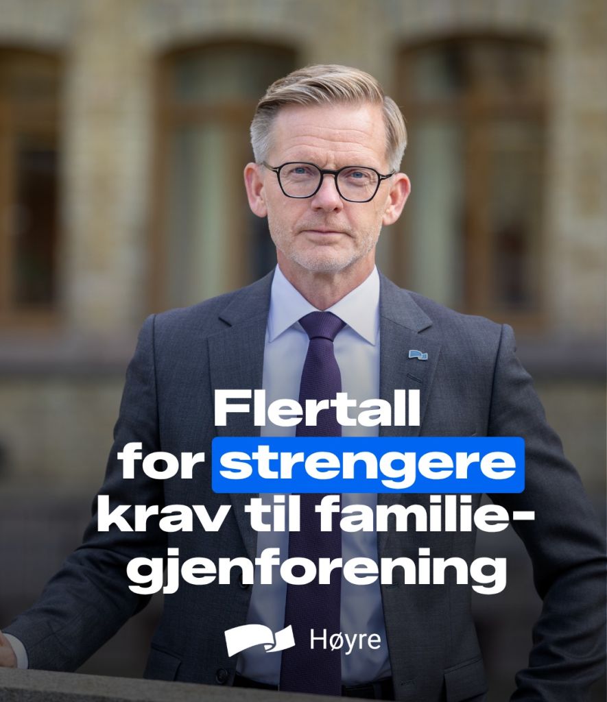 Nå blir det vanskeligere å få familiegjenforening i Norge